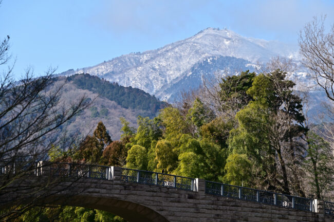 雪の大山の写真