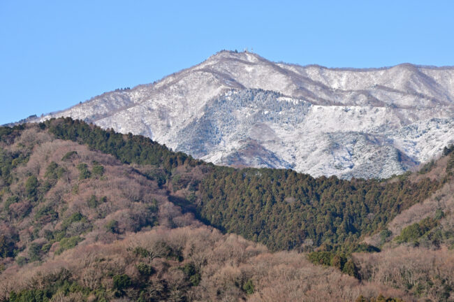 雪の大山の写真