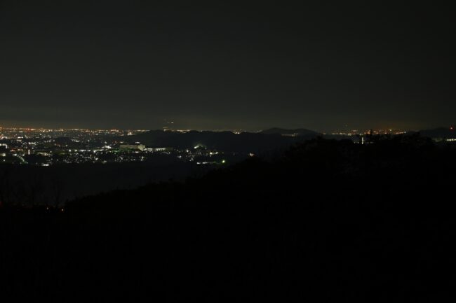 鳶尾山からの夜景の写真