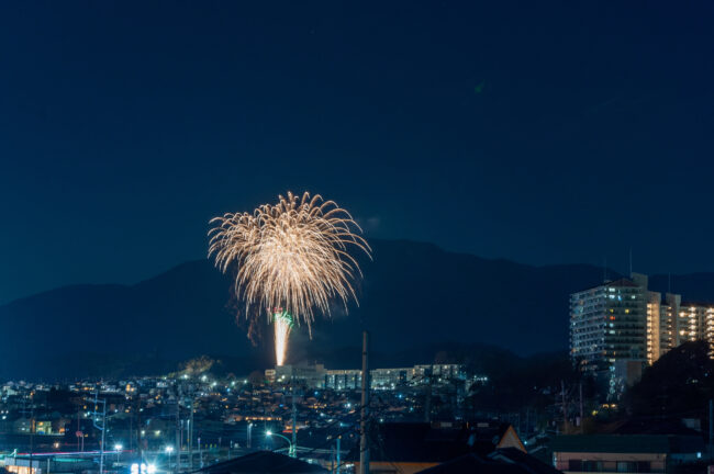 毛利台のハナビ