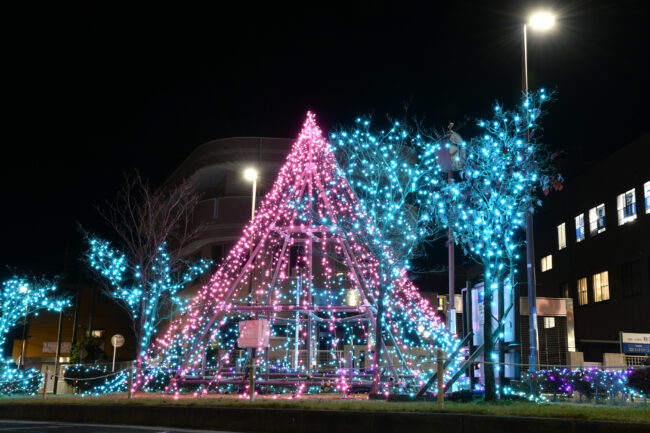 イルミネーション愛甲石田駅