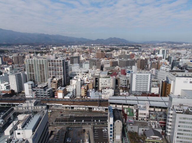 本厚木駅周辺のまちなみの写真