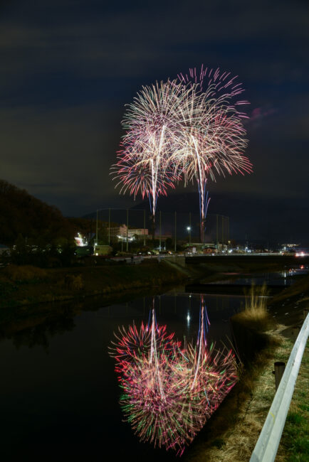 玉川沿いのハナビ