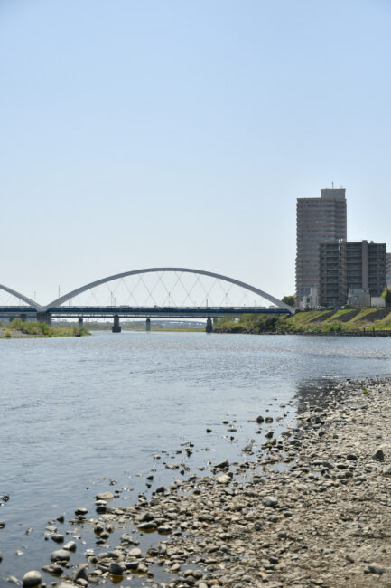 相模川とあゆみ橋