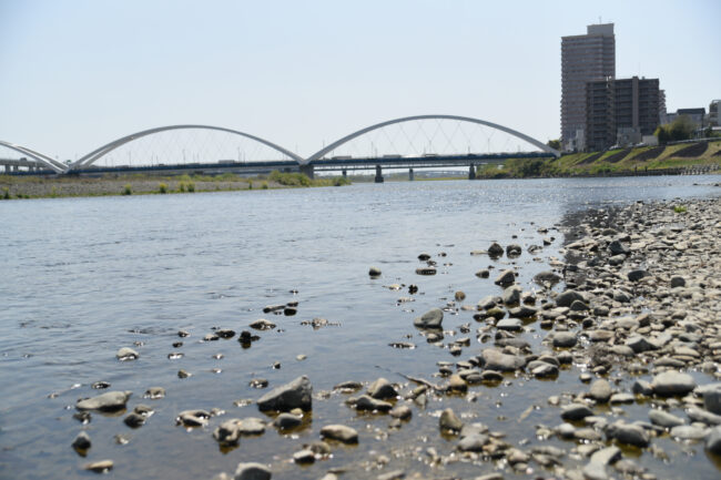 相模川とあゆみ橋