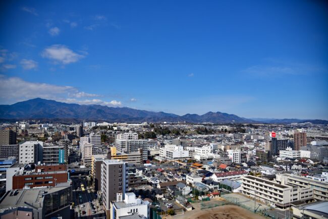 第二庁舎屋上からの景色