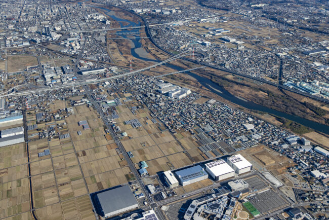 戸田周辺の航空写真
