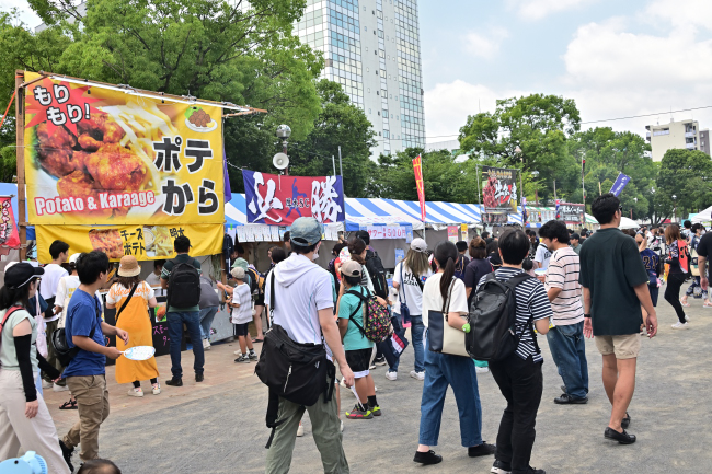 あつぎ鮎まつり市民出店村の写真