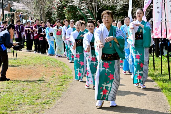 あつぎ飯山桜まつりの花音頭の写真