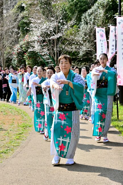 あつぎ飯山桜まつりの花音頭の写真