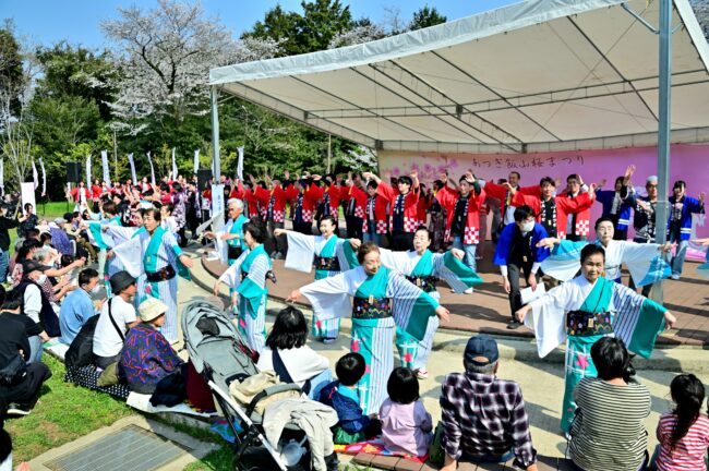 あつぎ飯山桜まつりの花音頭の写真