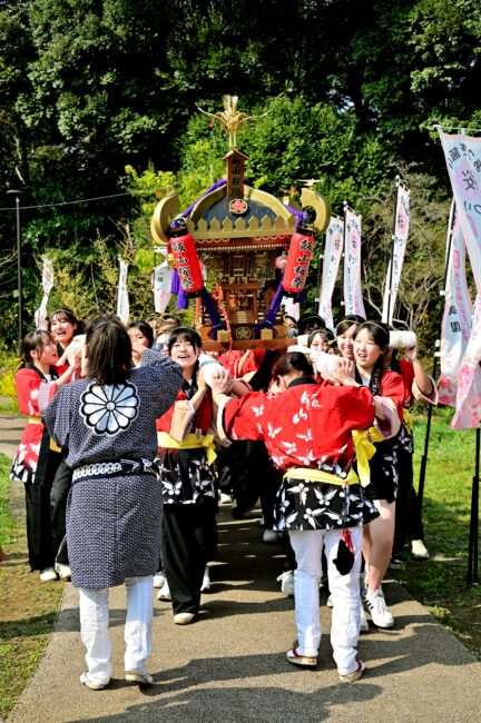 あつぎ飯山桜まつりのさくら輿の写真